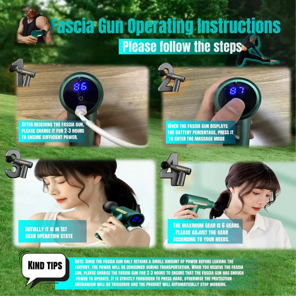 Portable Deep Tissue Massage Gun