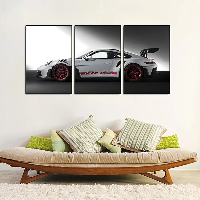 Vintage GT3RS Car Art Posters