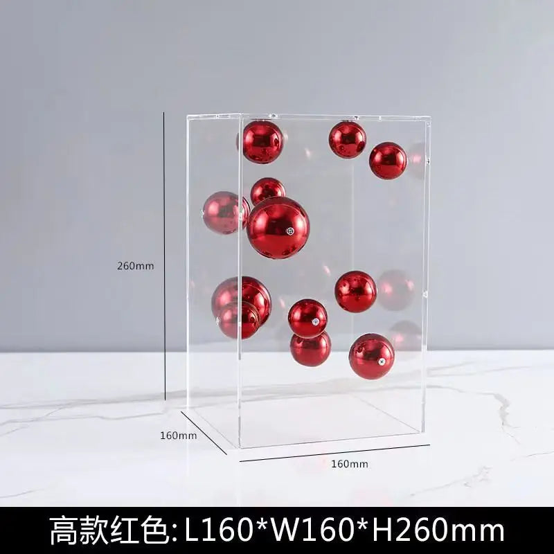 Clear Acrylic Square Display Sphere