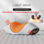 Heating Memory Foam Neck Massage Pillow