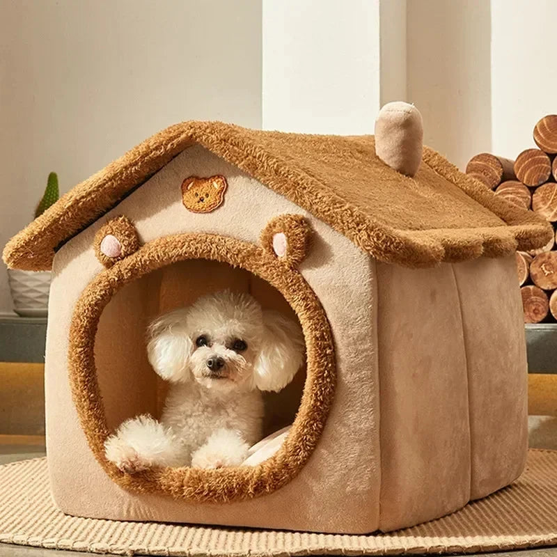 Foldable Winter Pet House Kennel