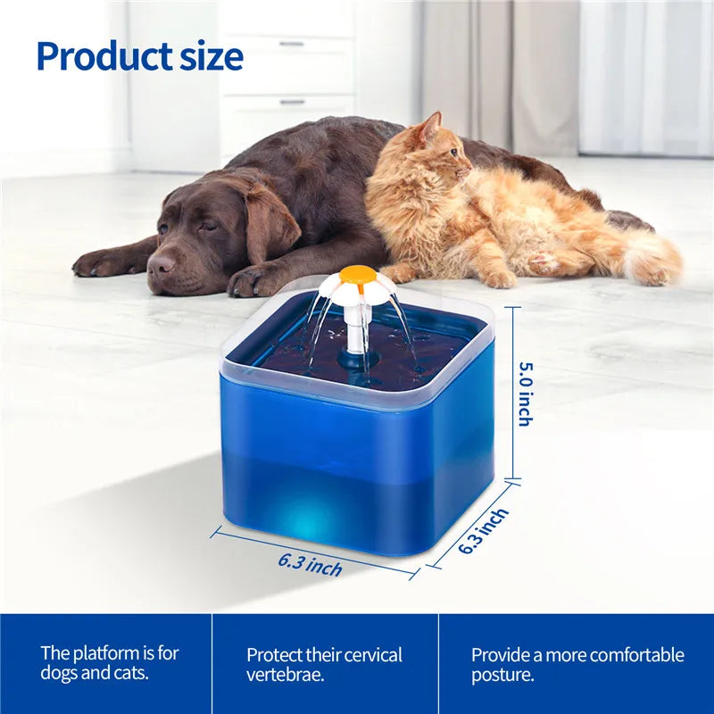 Automatic Recirculating Pet Water Fountain