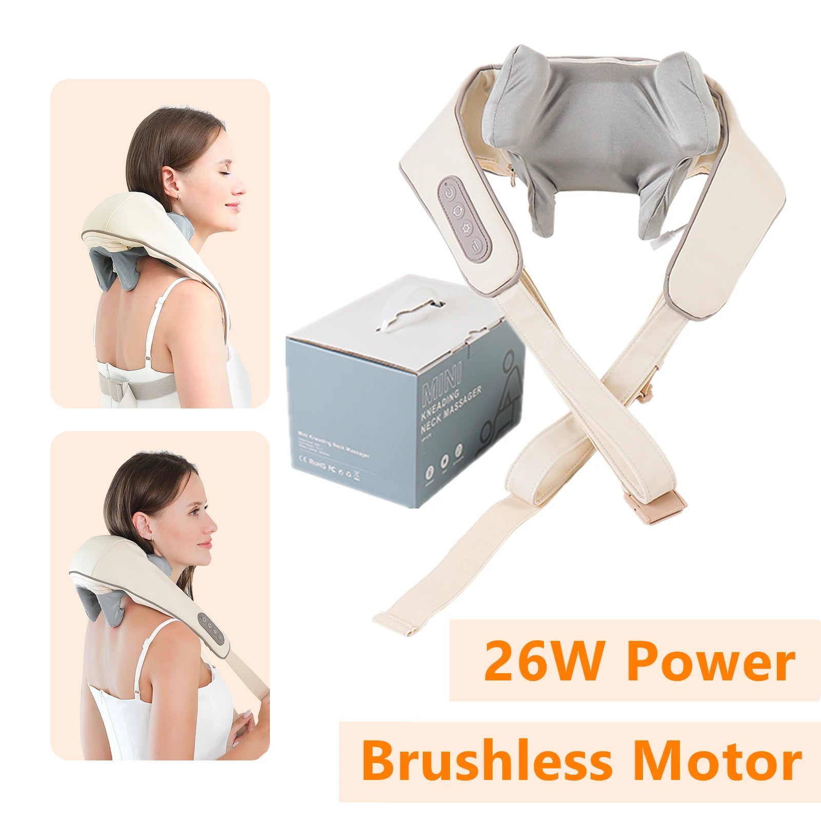Wireless Brushless Motor Neck Massager