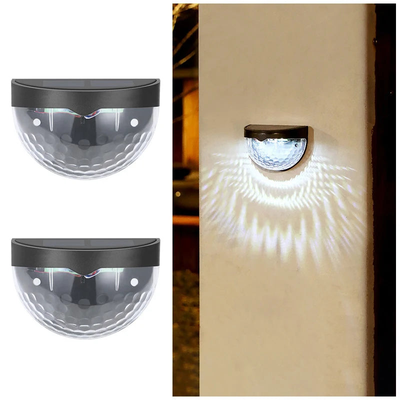 Warm White Solar Wall Lamps