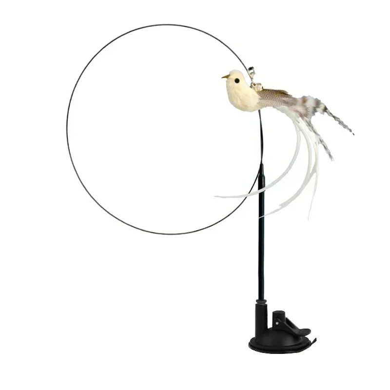 Feather Wand Cat Teaser Toy