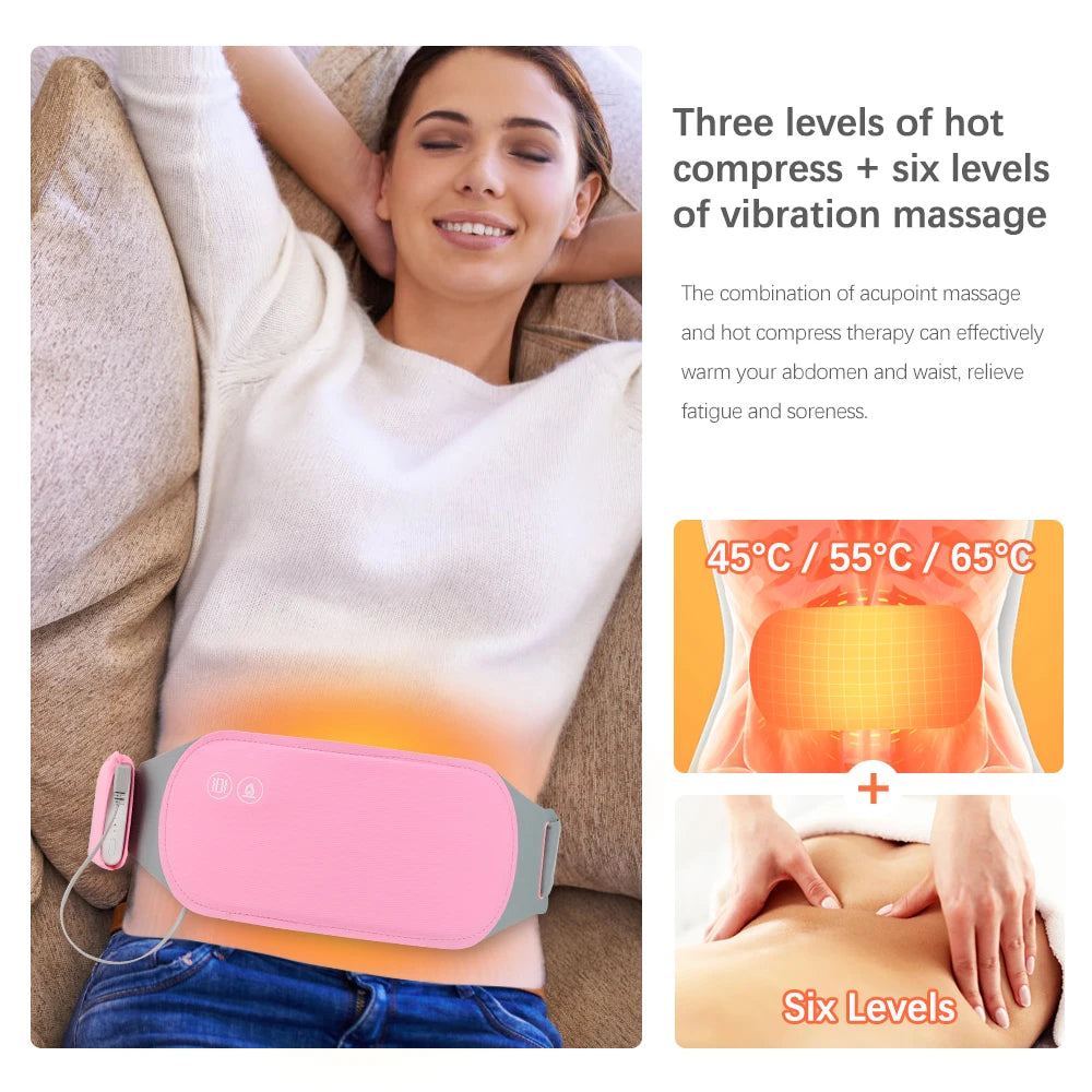 USB Menstrual Cramp Heating Massage Belt