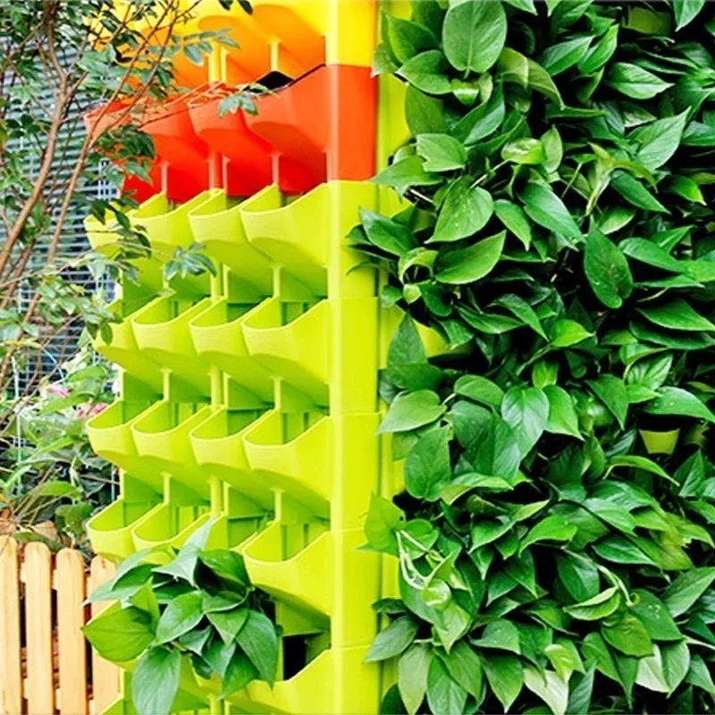 Modular Stackable Wall Planter System