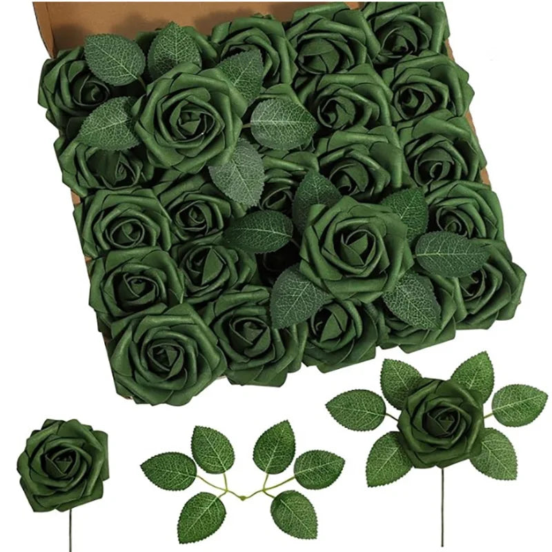 Realistic Foam Rose Artificial Flowers