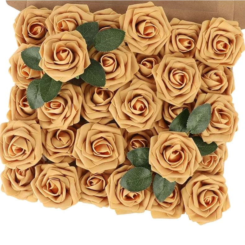 Realistic Foam Rose Artificial Flowers