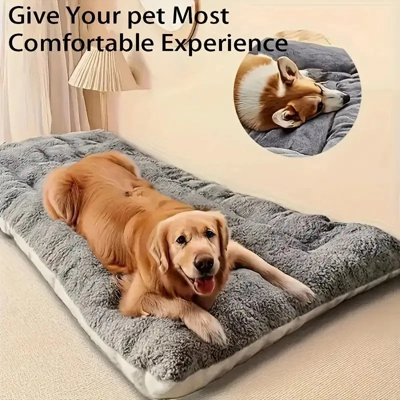 Extra Large Reversible Plush Dog Bed