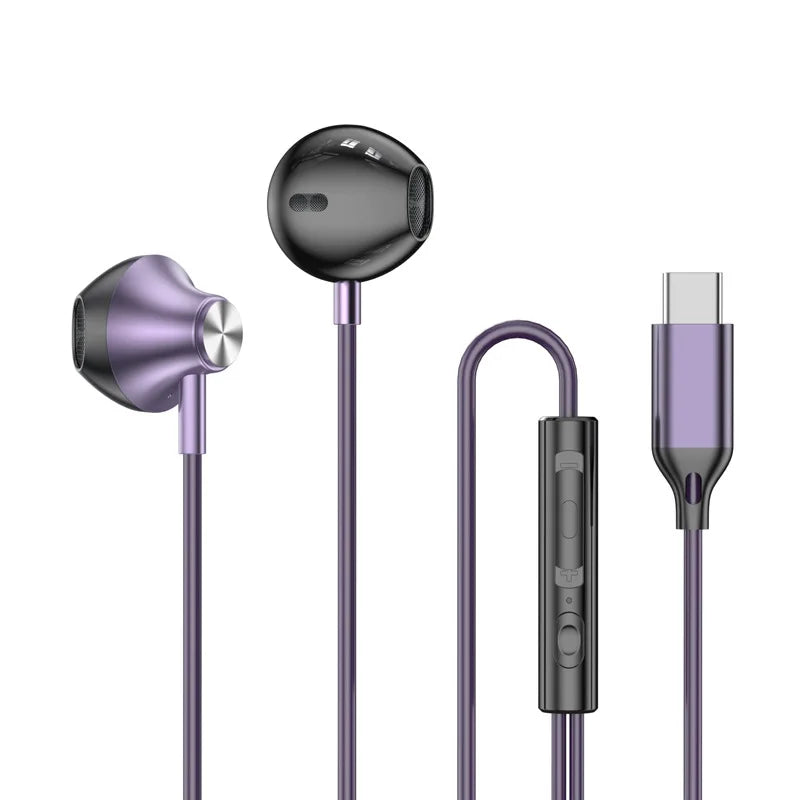 USB-C Wired HiFi Stereo Earphones