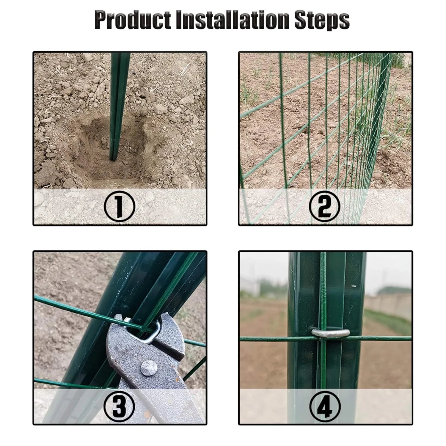 PVC Coated Green Garden Mesh