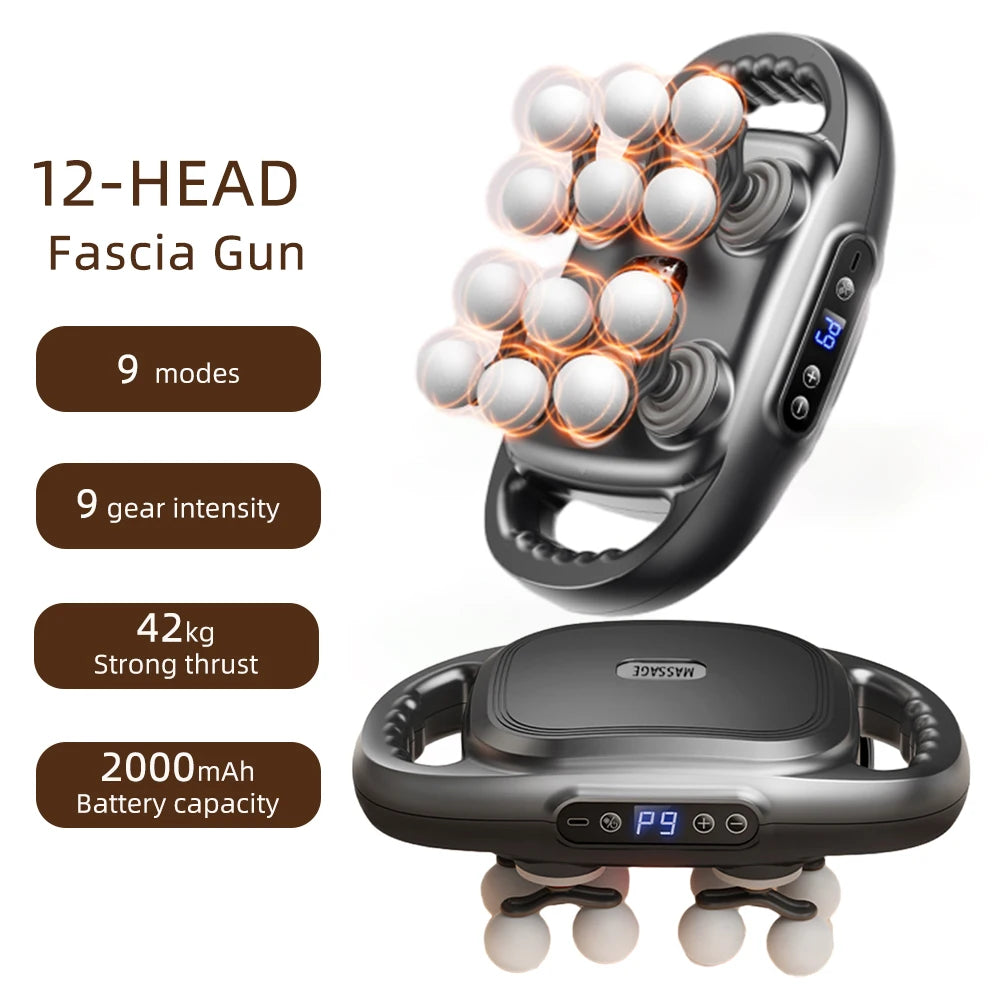 12-Head High-Frequency Fascia Massager