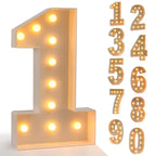 Giant Light-Up Number Balloon Box