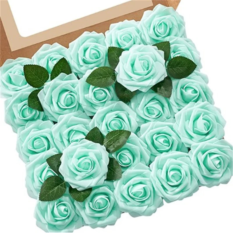 Realistic Foam Rose Artificial Flowers