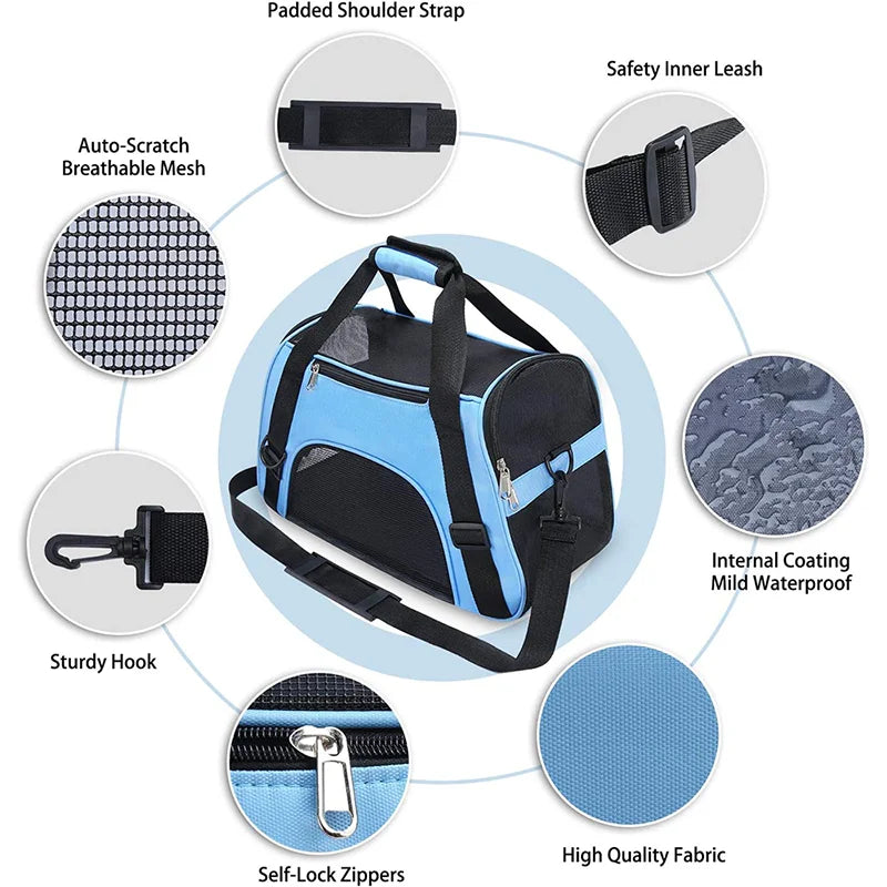 Breathable Mesh Pet Carrier Bag
