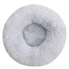 Plush Round Donut Pet Bed