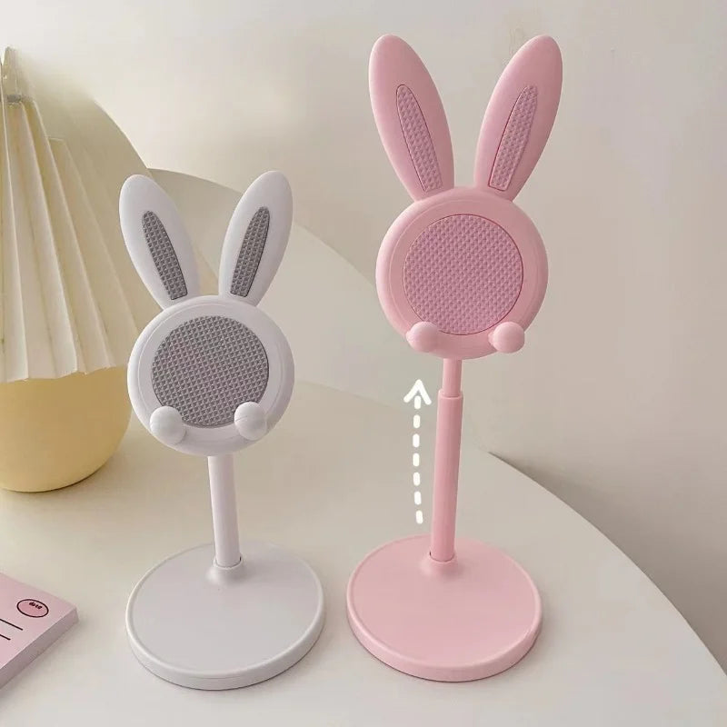 Cute Adjustable Rabbit Phone Stand