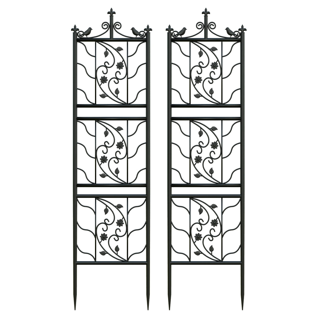 Tall Metal Garden Climbing Trellis