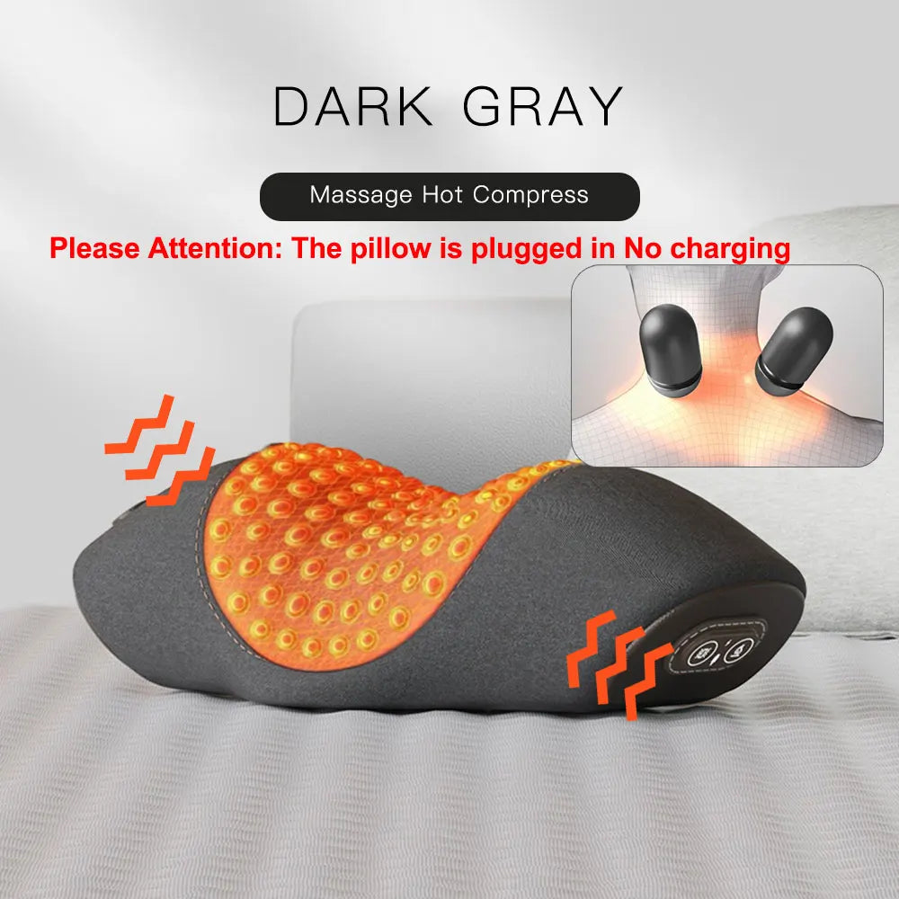 Heating Memory Foam Neck Massage Pillow