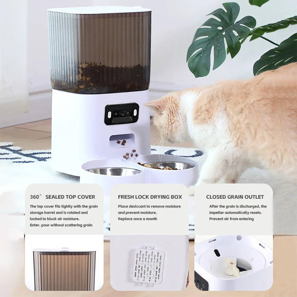 5L Smart Camera Pet Feeder