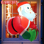 LED Light-Up Inflatable Snowman Penguin