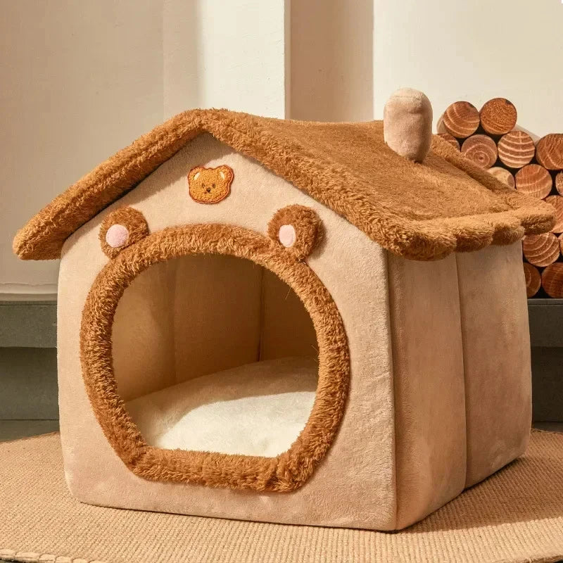 Foldable Winter Pet House Kennel