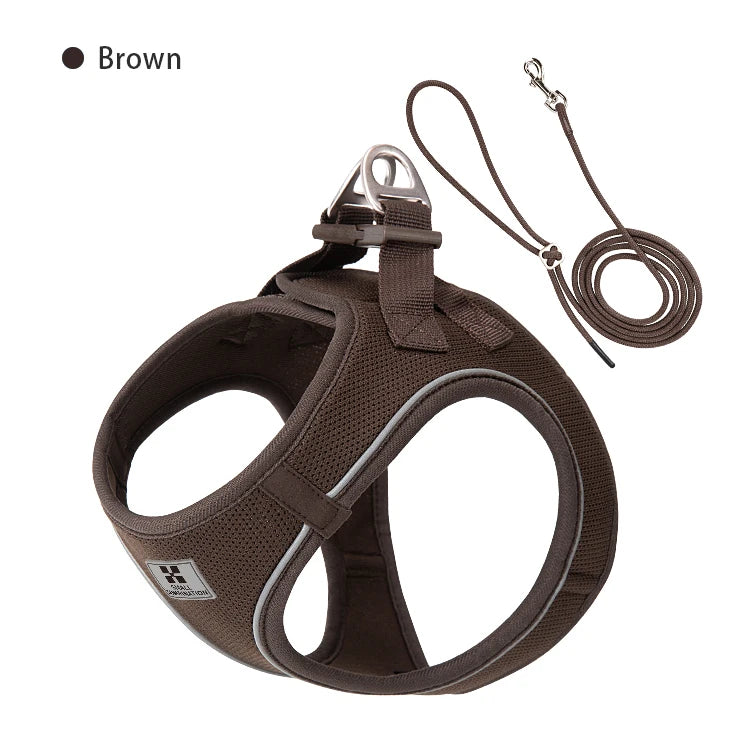 Reflective Adjustable Dog Harness Set