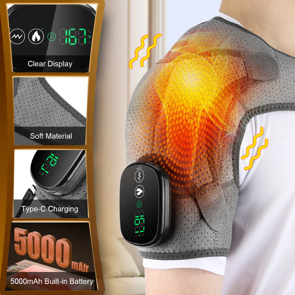 Adjustable Heating Shoulder Massage Belt