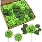 Realistic Foam Rose Artificial Flowers