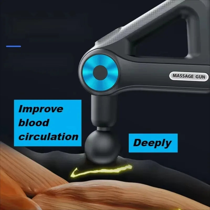 9-Head Professional Golden Massage Gun