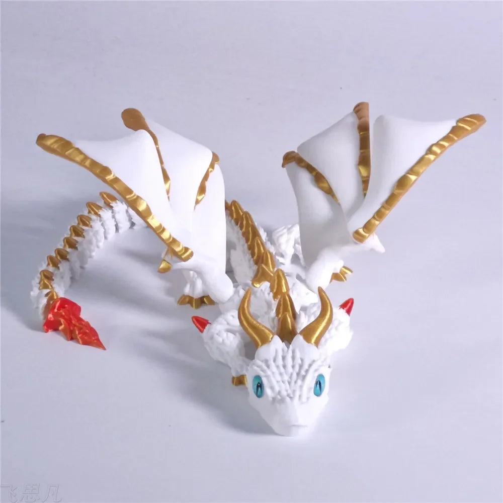 Multi-Jointed Articulated Crystal Dragon
