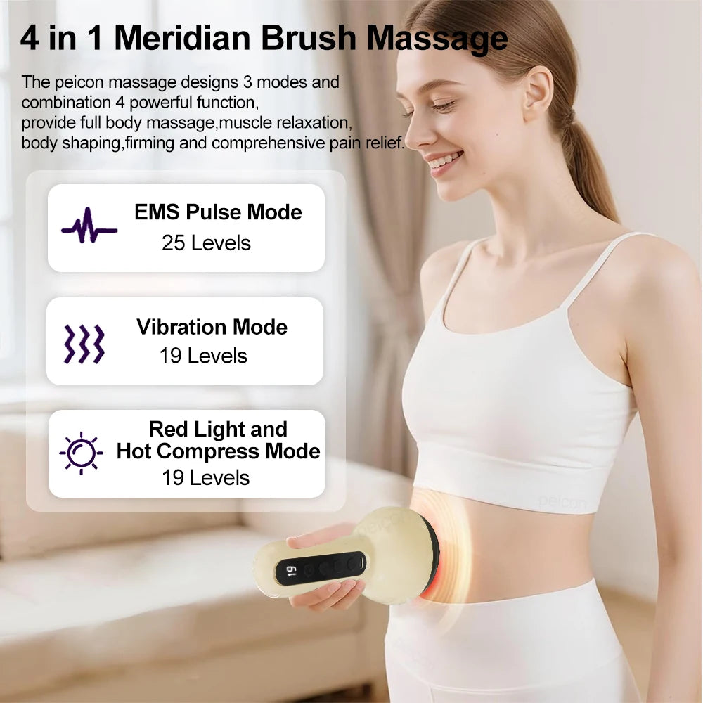Cordless Electric Meridian Cupping Massager