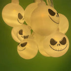 Battery-Operated Halloween Ghost String Lights