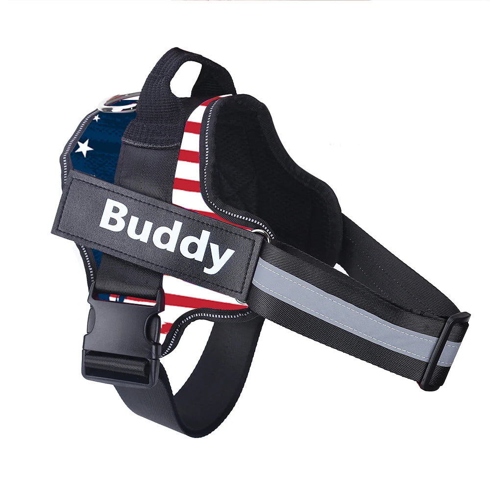 No-Pull Reflective Dog Walking Harness
