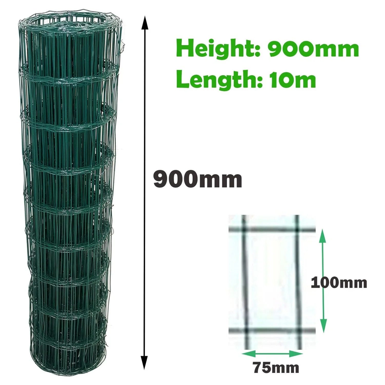 PVC Coated Green Garden Mesh