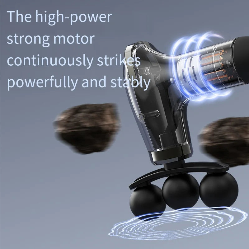 Rechargeable Bent-Handle Smart Fascia Gun