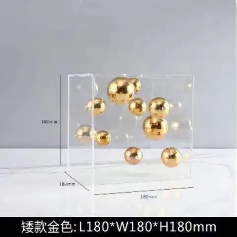 Clear Acrylic Square Display Sphere