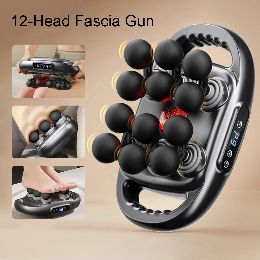 12-Head High-Frequency Fascia Massager