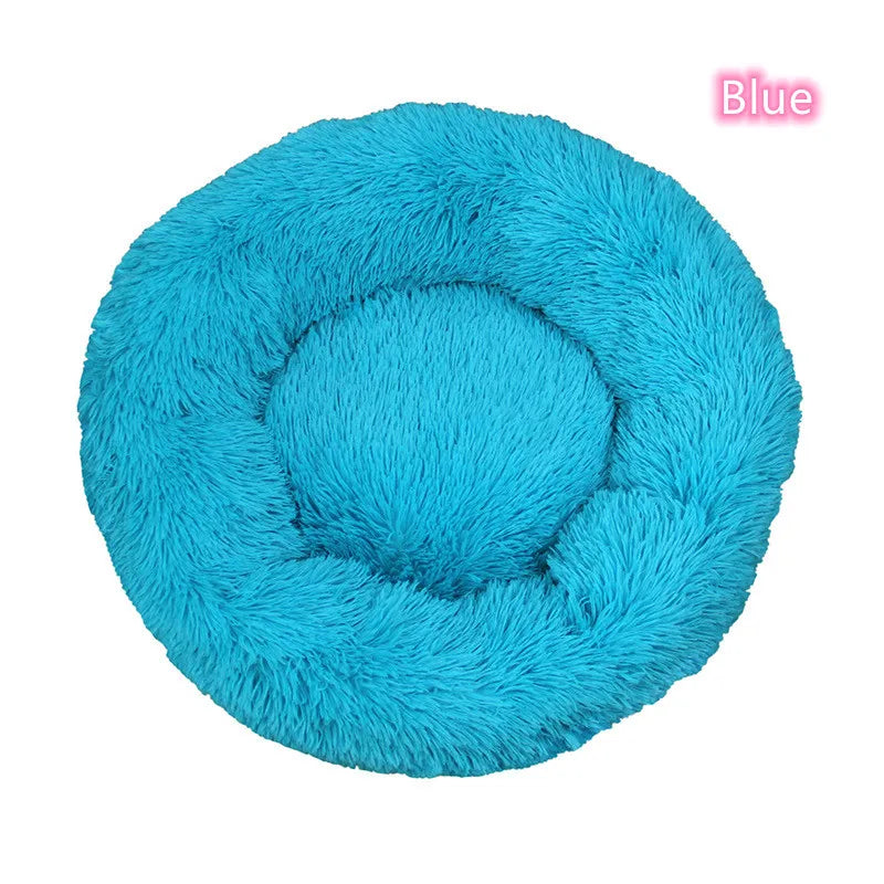 Soft Plush Donut Cat Bed