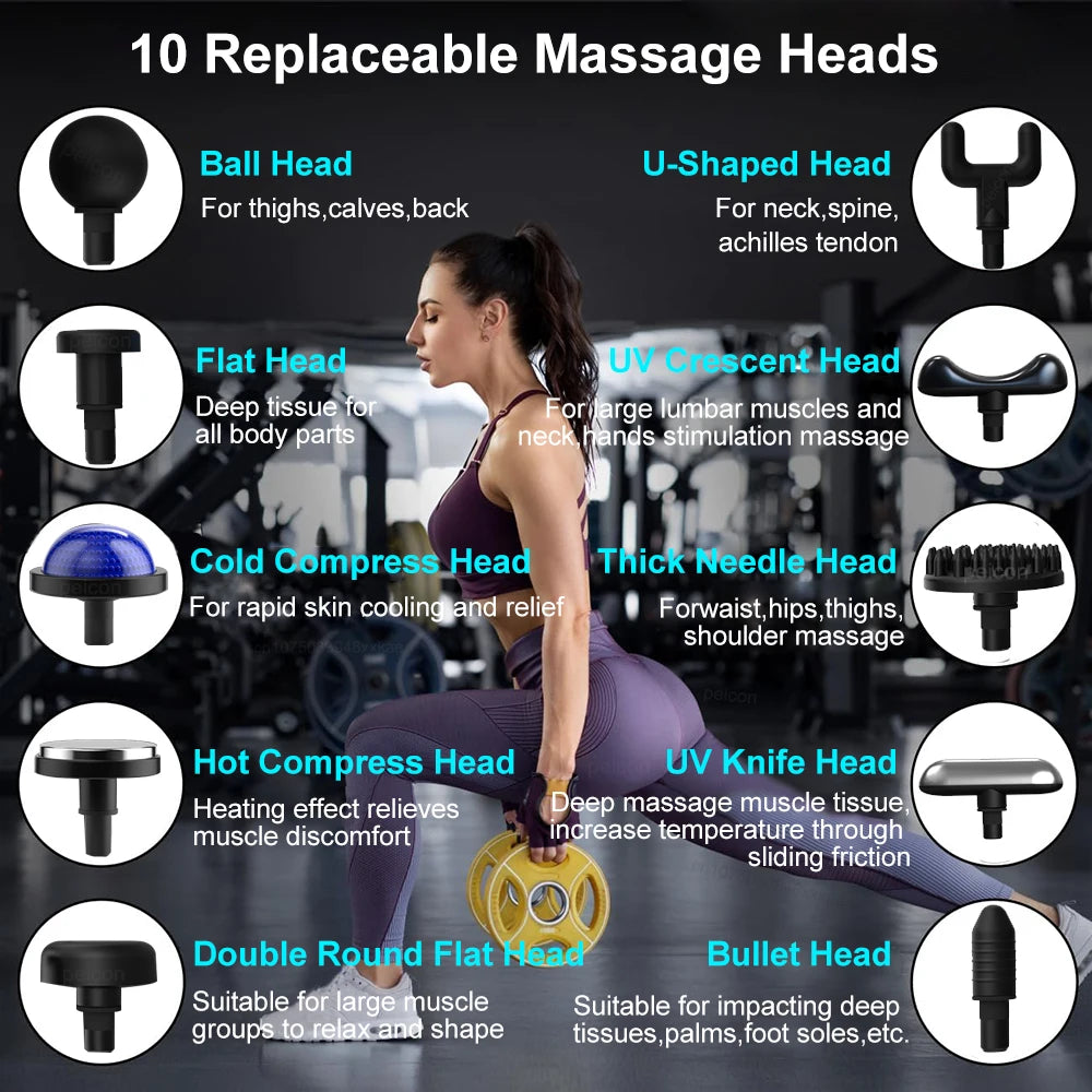 Electric High-Frequency Fascia Massage Gun
