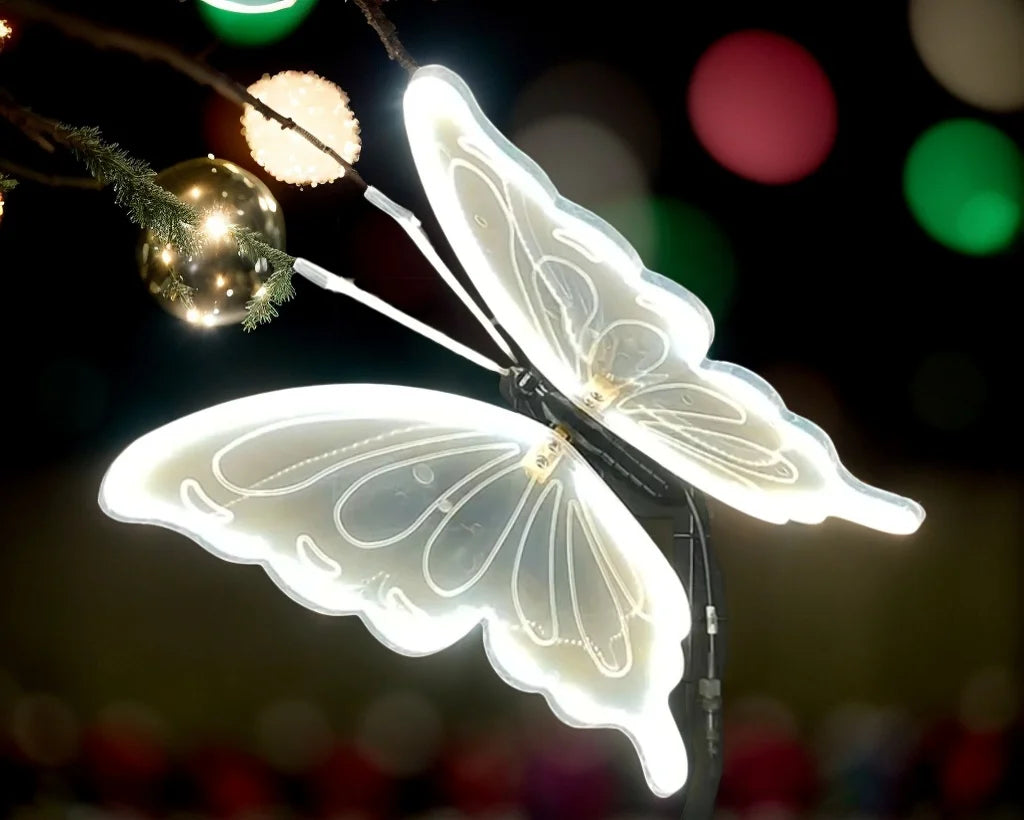 LED Butterfly String Lights Outdoor
