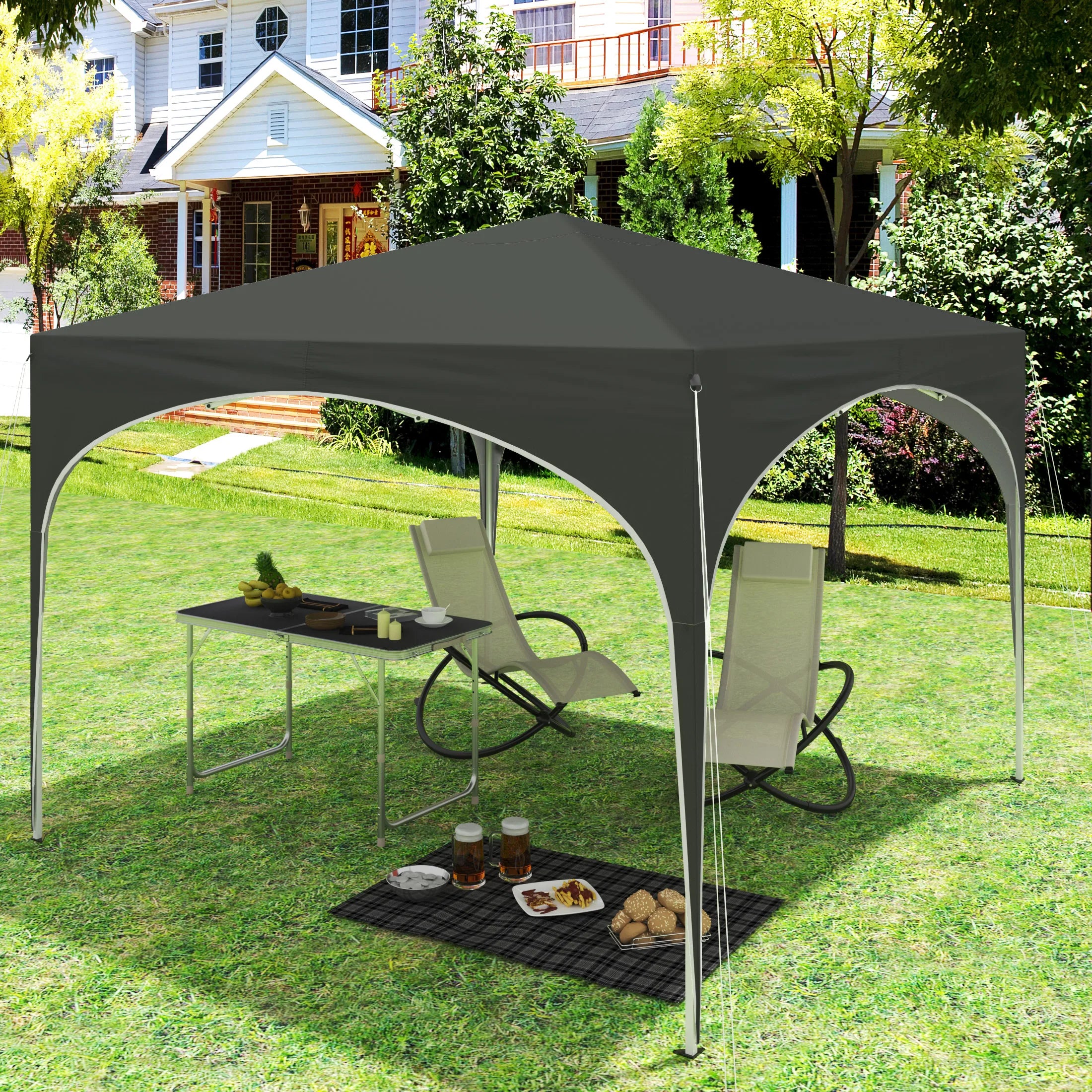 3x3m Waterproof Pop-Up Canopy
