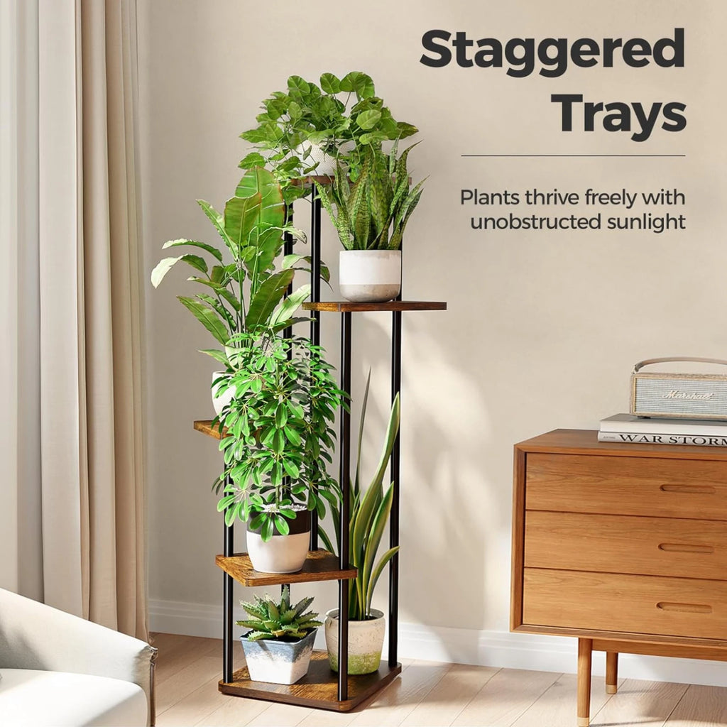 Multi-Tier Corner Plant Display Stand