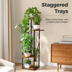 Multi-Tier Corner Plant Display Stand