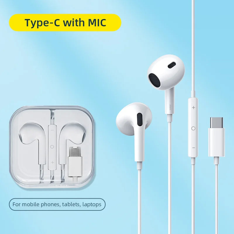 Semi-In-Ear Wired HiFi Earphones