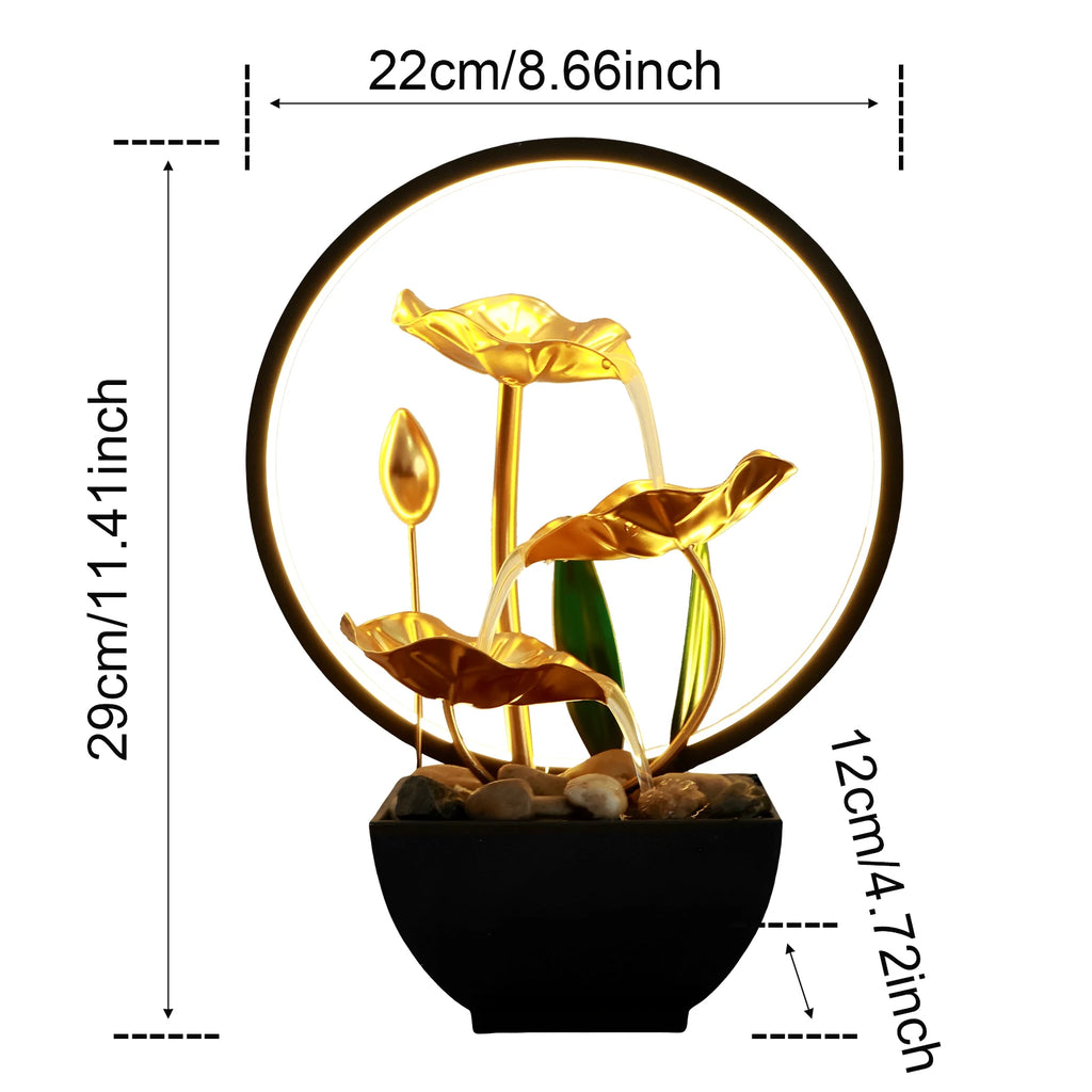 USB Desktop Waterfall Fountain Decor