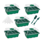 12-Cell Plant Propagators with Lids