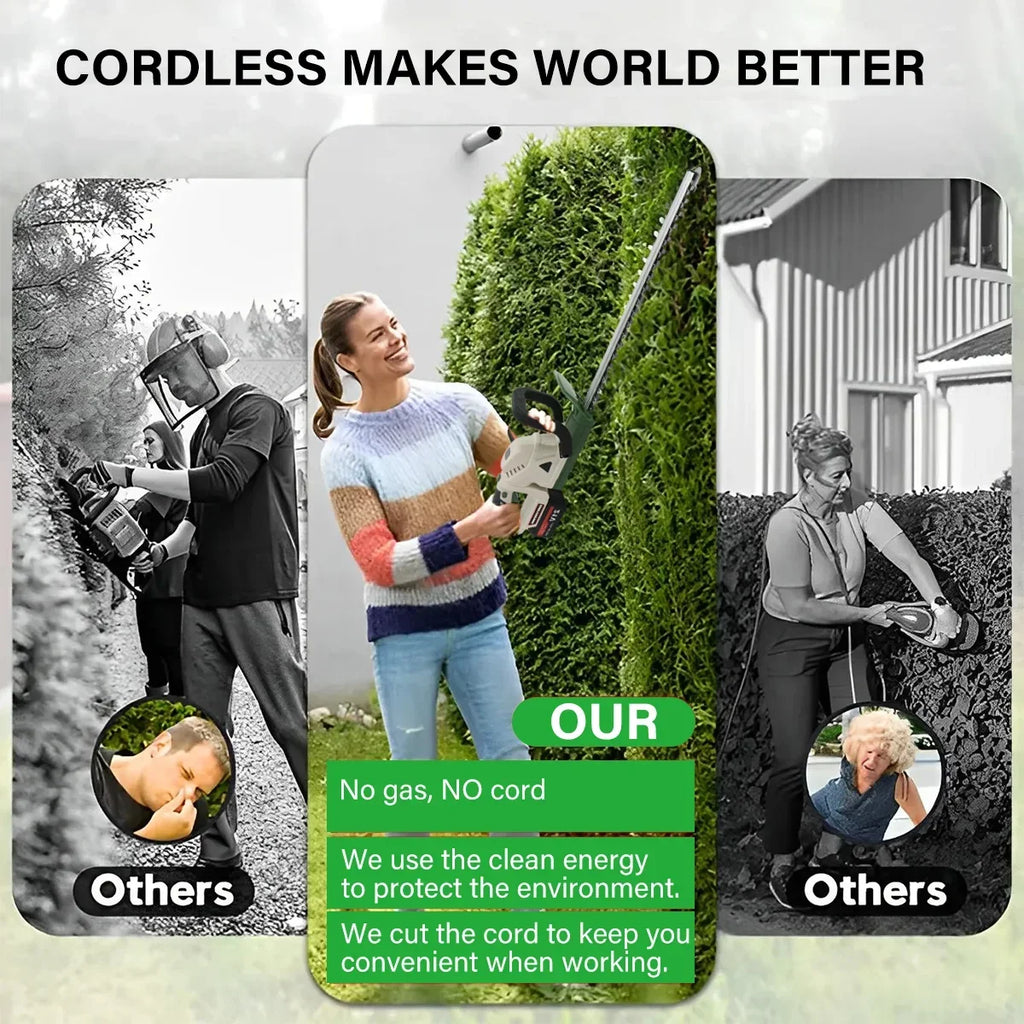 Cordless Brushless Hedge Trimmer Kit