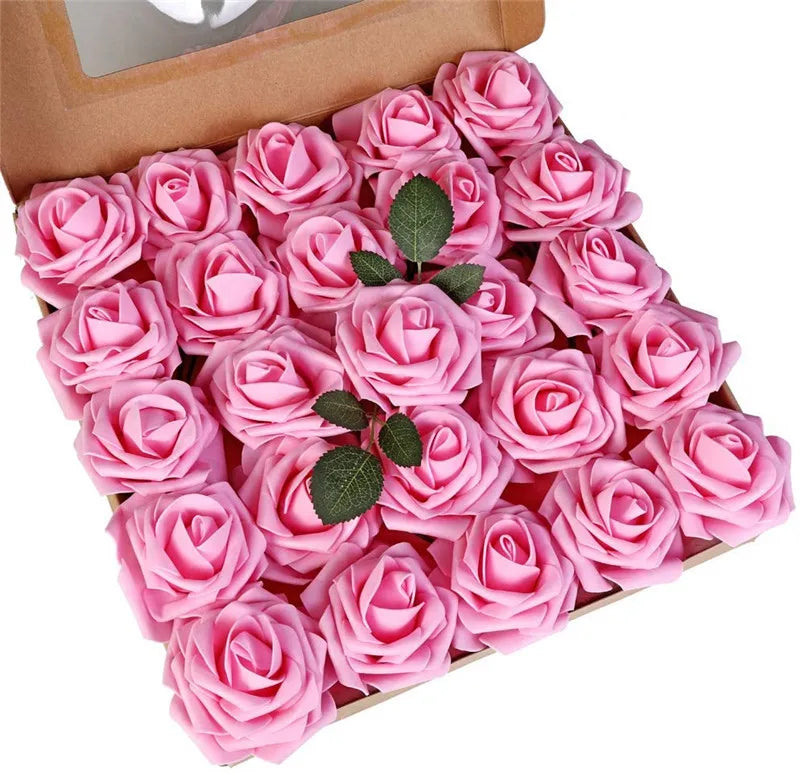 Realistic Foam Rose Artificial Flowers